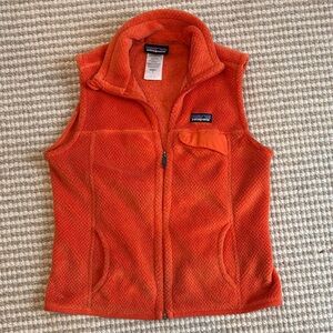 Patagonia Vibrant Orange Fleece Vest
